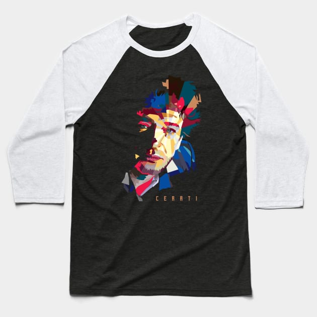 Gustavo Cerati Soda Stereo Baseball T-Shirt by Sauher